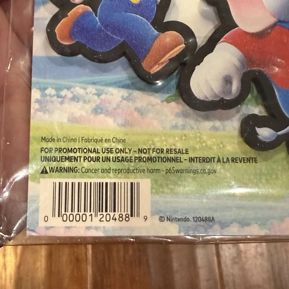 Super Mario Bros Wonder Nintendo Switch Elephant Keychain Lot - New & Sealed!